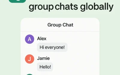 ChatGPT : lance les discussions de groupe