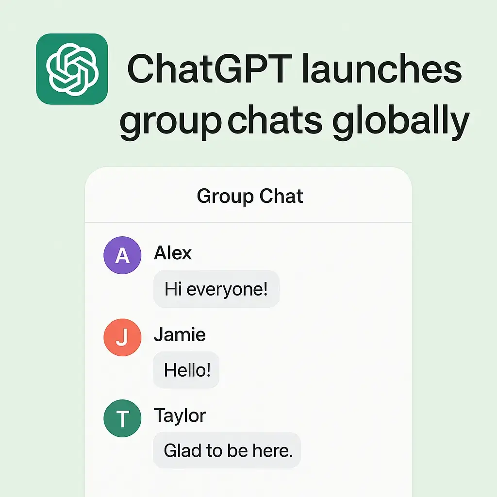 ChatGPT discussions de groupe illustrées