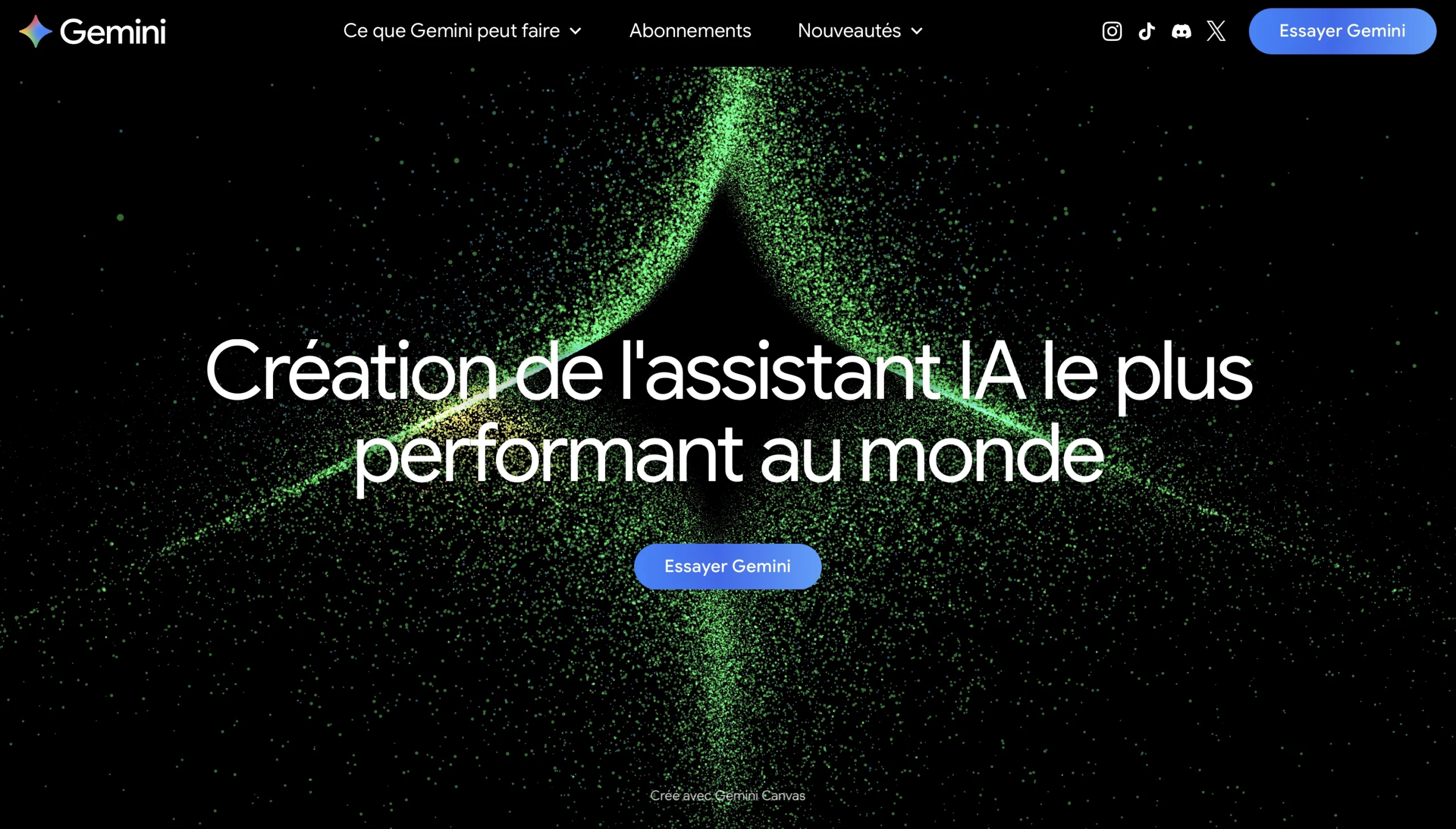 Gemini AI interface: assistant IA recherche temps réel, Google Workspace intégration, multimodal